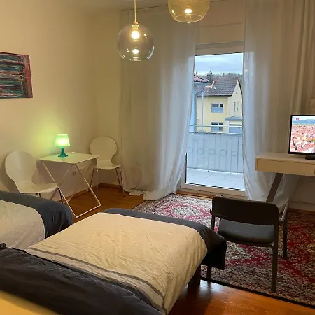 Altstadt Naehe 7 Min Fussweg Ueber Alte Maibruecke Zu Mit Balkon & Garten, Ideal For Long Stay, Relocation * Ochsenfurt