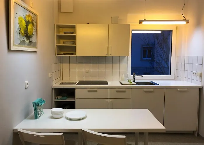 Altstadt Naehe 7 Min Fussweg Ueber Alte Mainbruecke Zu Mit Balkon & Garten, Ideal For Long Stay, Relocation Πανσιόν